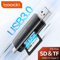 Toocki 2 IN 1 Card Reader USB 3.0ถึง SD Micro SD TF Memory Card Reader Adapter สำหรับ PC แล็ปท็อปอุปกรณ์เสริม Multi Smart Cardreader