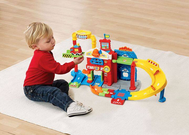 นำเข้า-ชุดของเล่นเพลย์เซท-vtech-go-go-smart-wheels-save-the-day-fire-station-ราคา-1-950-บาท