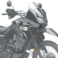 KLR650อุปกรณ์มอเตอร์ไซค์ไฟหน้ายามป้องกันกระจังหน้าปกคุ้มครองสำหรับคาวาซากิ KLR 650 KL650E 2008-2018 2017 2016