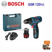 BOSCH ชุดสว่านไขควงแบต GSR 120-LI (แบต 2 ก้อน)**ส่งฟรี**