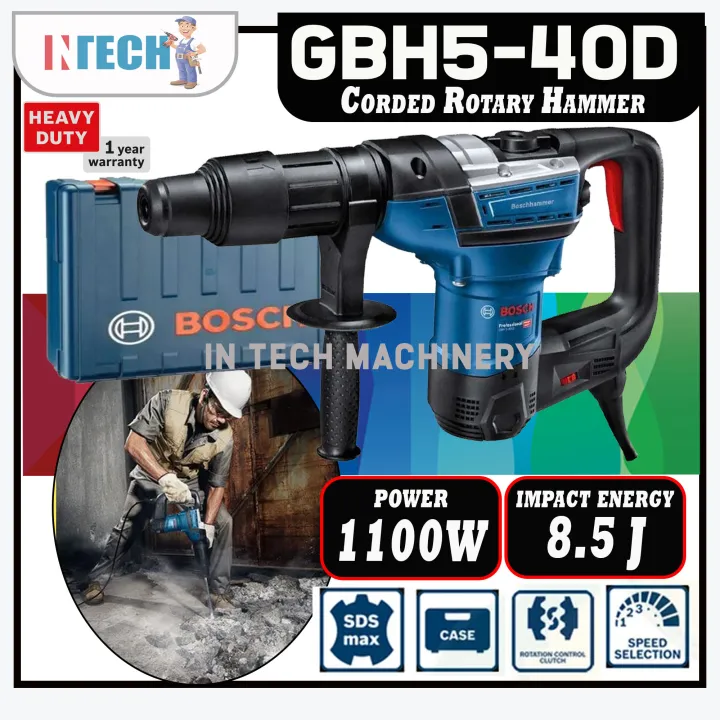 BOSCH GBH540D ROTARY HAMMER WITH SDSMAX Lazada