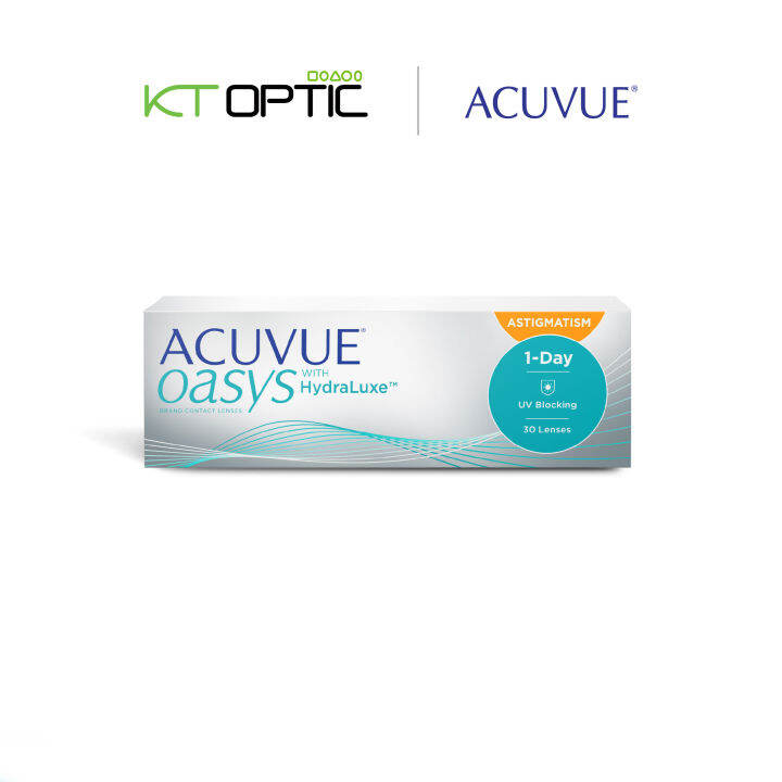 Acuvue Oasys 1 Day Astigmatism Set 2 Box คอนแทคเลนส์ใสรายวัน สำหรับสายตาสั้น ยาว เอียง Lazada 8093