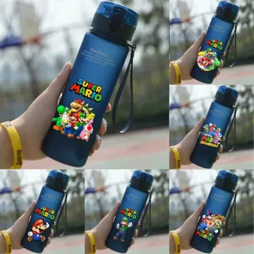 Super Mario 560ML Water Cup Children Portable Plastic Cartoon
