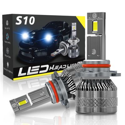 【JH】 Cross-border wholesale knife-edge led headlight H7H4H1 super bright spotlight car bulb modified
