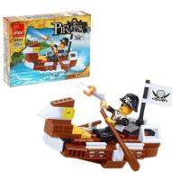 ProudNada Toys ของเล่นเด็กชุดตัวต่อเลโก้เรือโจรสลัด PEIZHI 0441 PIRATES 103 PCS 0441