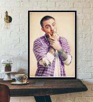 Mac Miller-Póster De Rap De ฮิปฮอป Para Sala De Estar,Póster E Impresión De Arte ผนัง,Imagen Artística ผนัง,Pintura En Lienzo,บาปมาร์โก้ผ้าใบพิมพ์กรอบภายในทำจากไม้1ชิ้น (ขนาดภาพสามารถปรับแต่งได้)