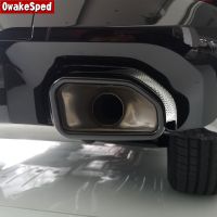 Car Tail Exhaust Pipe Outlet Muffler Pipe Cover Decoration Tail Throat Bracket Trim For BMW X3 G01 X4 G02 2022 Auto Accessories