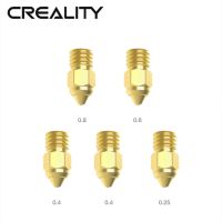 CREALITY Original 3D Printer Parts MK ST Nozzle Kit 5pcs/set 0.25mm 0.4mm 0.6mm 0.8mm for Ender3 Series/CR6 Series/Ender5 Series