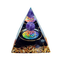 {คลังสินค้าพร้อม} 5ซม. หินธรรมชาติ Orgonite Pyramid Crystals Orgone Energy เครื่องประดับหัตถกรรม Gifts