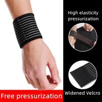 1 piece Elastic Sport Bandage Wristband hand Gym Support wrist brace Wrap Tennis Cotton Weat band Fitness Powerlifting