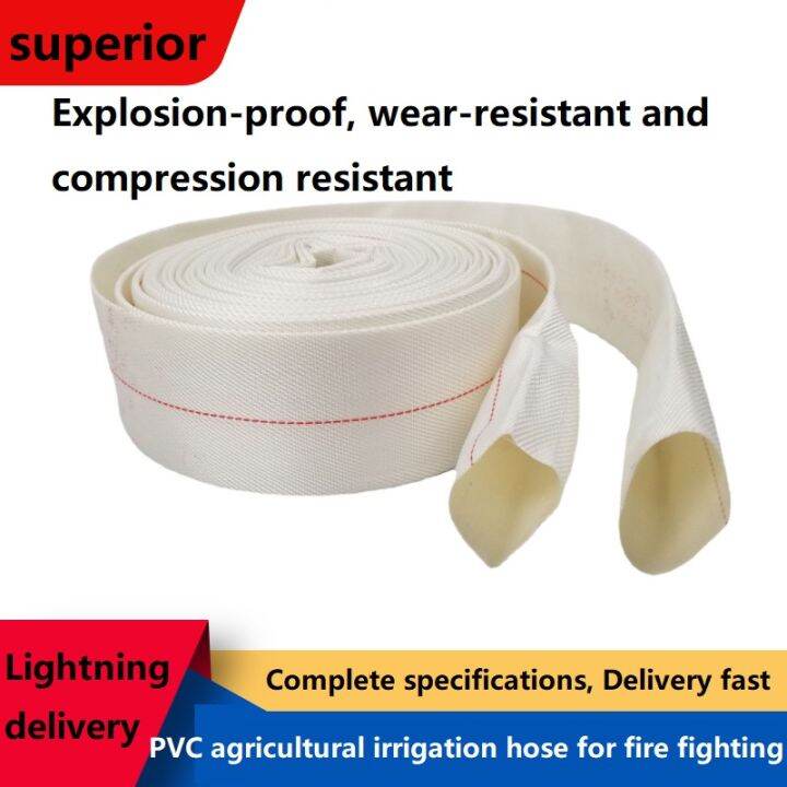 High Quality Wear Resistance Hose For Outdoor Irrigation Fire Hose 1 1 2 X 100 Ft Single Jacket