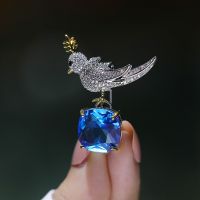 【CW】 New Brid Brooch Pin Corsage Coat Collar Badge Luxulry Jewelry Brooches for Men Accessories