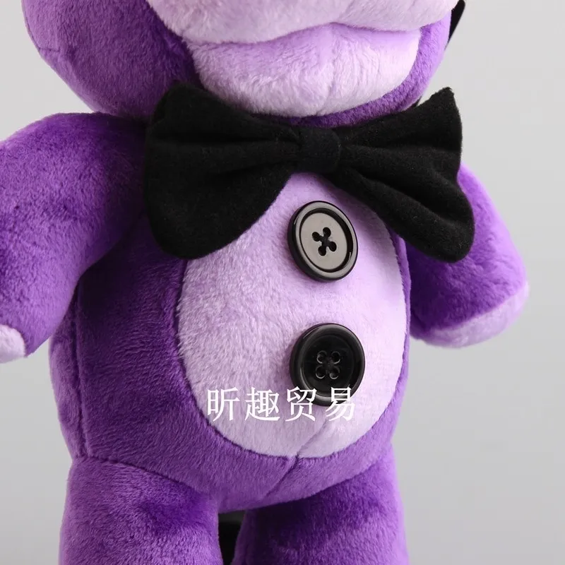  10 inch Cute Night Plush - Purple Hat Golden Freddy Plush Toys  - Adorable Withered Bear Stuffed Fredbear Fazbear Freddie Plushie - Game  Fans - Peluche De Soft Dolls Birthday Gifts