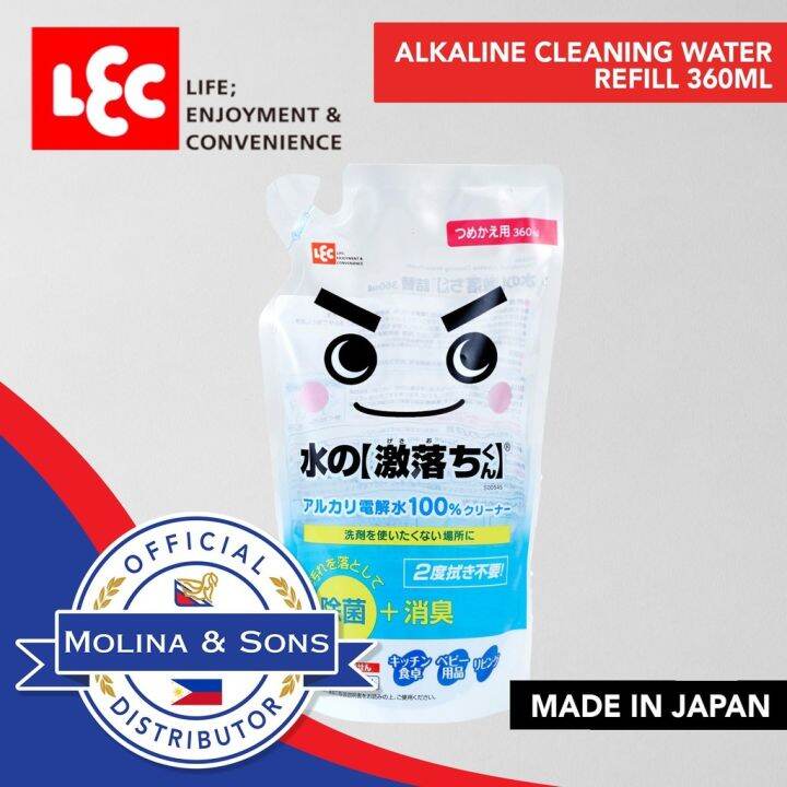Lec Alkaline Cleaning Water Refill 360Ml Lazada PH