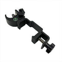 ยี่ห้อใหม่ทนต่อการกัดกร่อน GNSS GPS Pole Clamp พร้อมเข็มทิศ &amp; เปิด Data Collector Cradle Pole Holder Mount จัดส่งฟรี