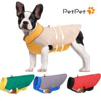 ₪ เสื้อกั๊กสะท้อนแสงกันน้ำเสื้อผ้าสุนัขขนาดใหญ่ฤดูหนาว WARM สุนัขขนาดใหญ่เสื้อแจ็คเก็ตเสื้อผ้าสำหรับสุนัขขนาดกลางขนาดใหญ่ French Bulldog M-5XL