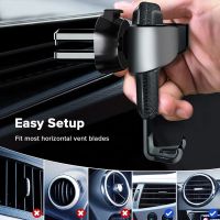 ‘；。【 Gravity Car Holder For Phone Air Vent Clip Mount Mobile Cell Stand Smartphone GPS Support For  13 12   Phone