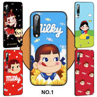 Casing หรับ OPPO A91 F15 A81 A92 A72 A52 A93 A94 Reno 2 2Z 2F 3 4 5 5K 6 4Z 6Z Lite Pro Plus A92S DA15 Cute Milky Peko Pattern Phone เคสโทรศัพท์