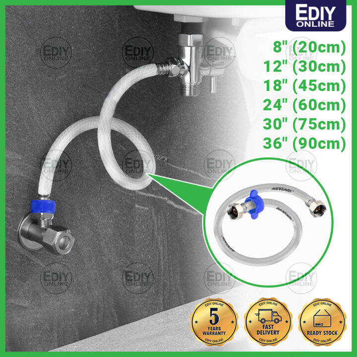 PVC Soft Flexible Hose High Pressure Inlet Connection Tube Pipe