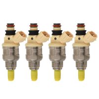 4Pcs INP-470 Fuel Injector Nozzle for Suzuki Sidekick X-90 Chevy 1991-1998 1.6L INP470 Accessories 195500-2400