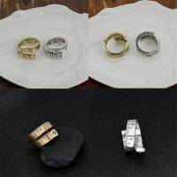 【YF】☜◈  Tape Measure Twisted Ruler size Adjustable ring Antique  Homme Jewelry Wholesale