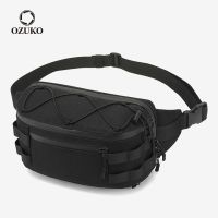 ✘ Ozuko กระเป๋าคาดเอวแฟชั่นกันน้ําสําหรับวัยรุ่น Molle Pack