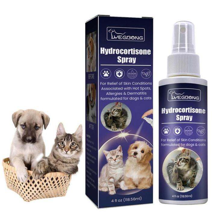 Hydrocortisone Spray Cat Itchy Skin Relief 118.56ml Itch Relief Spray