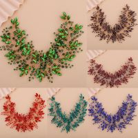 【YF】 10 Colors Bridal Wedding Crystal Rhinestones Headband Hair Vine Women Bride Accessories for Prom