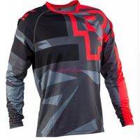 HOT★2021 Moto Cross 2021 Downhill Jersey Mountain จักรยาน Moto รีไซเคิลขี่จักรยาน MX Off Road จักรยาน MTB เสื้อยืดแขนยาว Moto