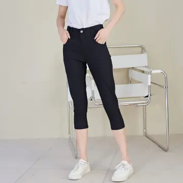 Jeans & Trousers | Grey Knee Length Pant ( Women) | Freeup