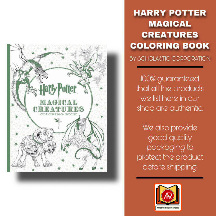 Harry Potter Magical Creatures Coloring Book Lazada PH