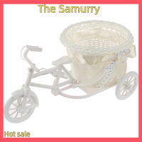 Samurry ✨Hot Sale✨ Car จักรยานสามล้อขนาดเล็กตะกร้าดอกไม้ตู้เก็บของ Home Office Table Decor