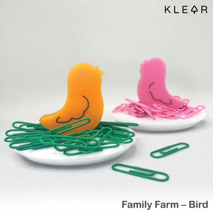 klear-family-farm-bird-clip-holder-ที่เก็บคลิปหนีบกระดาษ-ติดแม่เหล็ก-ใช้ทับกระดาษได้-ที่ทับกระดาษ-คลิปหนีบกระดาษ-จัดเก็บ-ที่เก็บคลิป-ที่เก็บลวดเสียบษ