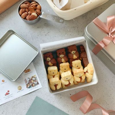 Haru Cafe - Cookie - คุกกี้โฮมเมด Almond bear - Choco bear - สูตรจากญี่ปุ่น - ของขวัญ - วันเกิด