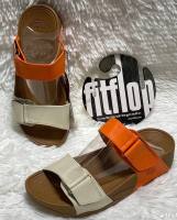 รองเท้าแตะผู้หญิง fitflop รุ่นสวมเข็มขัดรองเท้าแตะแบบมีหัวของผู้หญิงสีตรงปก