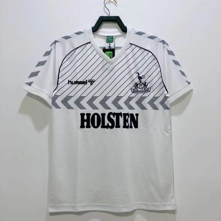 เสื้อกีฬาแขนสั้น-ลายทีมชาติฟุตบอล-tottenham-hotspur-86-ชุดเหย้า-aaa-สไตล์เรโทร