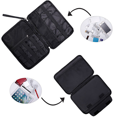 กระเป๋า-กระเป๋าอุปกรณ์ไอที-ทนไฟ-กันน้ำ-กระเป๋าทำงาน-กระเป๋าเก็บของ-สีดำ-รุ่นj2l009-28x20x4-b