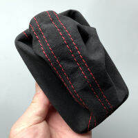 shift knob Suede Boots Dust cover for V W LHD Golf 7 7.5 MK7 white line red line