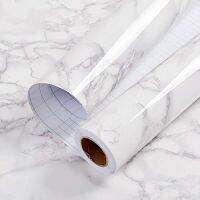 Marble Paper Granite Gray/white Roll Countertop Cabinet Furniture Refurbished Wallpaper