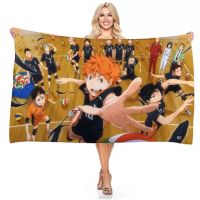 Haikyuu Beach Towels volleyball 3D Printing Spa Bath Towels Swimming Surf Microfiber Vacation Anime Game Chair Blanket