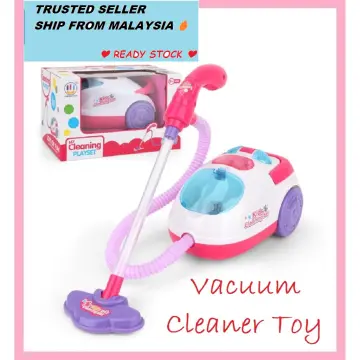 Children's Cleaning Toy Simulation Vacuum Cleaner Broom Cleaning Tool  Pretending To Do Housework Play House Early Education Toy