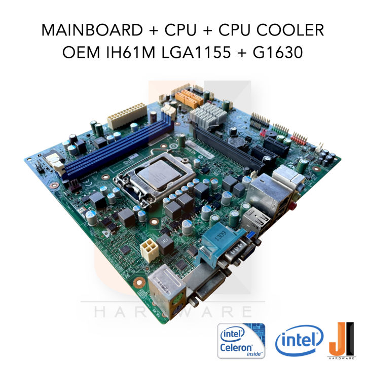 ชุดสุดคุ้ม-cpu-cooler-mainboard-oem-ih61m-lga1155-cpu-intel-celeron-g1630-2-8-ghz-2-cores-สินค้ามือสองสภาพดีมีการรับประกัน