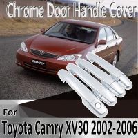 【Taste life】สำหรับ Toyota Camry XV30 2002 2006 2003 2004 2005สติกเกอร์จัดแต่งทรงผมตกแต่งโครเมี่ยมมือจับประตูปกสีอานิสงส์อุปกรณ์เสริมในรถยนต์