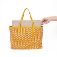 Hot Felt ใส่กระเป๋าเครื่องสำอางค์ใส่สำหรับ Goyard Tote,กระเป๋าแต่งหน้าพร้อมซิป,กระเป๋าด้านใน Fit กระเป๋าถือสุดหรูสำหรับผู้หญิง