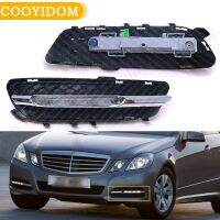 Car Front LED Daytime Running Lights DRL For Mercedes Benz WE-CLASS W212 2010 2011 2012 2128851574 2128851674 Fog Light