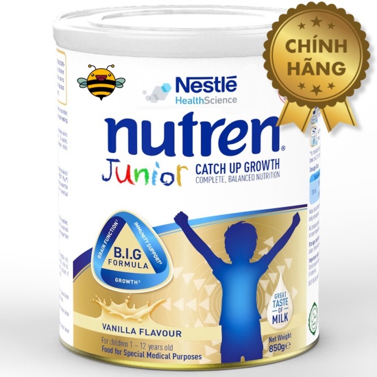 Date 2023 sữa bột nutren junior 850g dành cho trẻ suy dinh dưỡng mẫu mới - ảnh sản phẩm 3