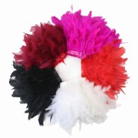 1 Fluffy Turkey Feathers Trim 4-6Inch Marabou Feather Sewing Wedding Decorations