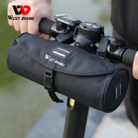 【hot】✥♣  Handlebar Big Capacity Front Tube Cycling Multifunctional Riding Pack Basket Accessories