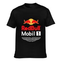 Red Bull Racing Formula graphic cotton O-neck T-shirt for men