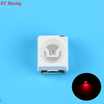 100pcs Ultra Bright 3528 LED SMD Red Chip Surface Mount 20mA  Light-Emitting Diode LED 1210 SMT Bead Lamp Light DIY Practice Electrical Circuitry Part